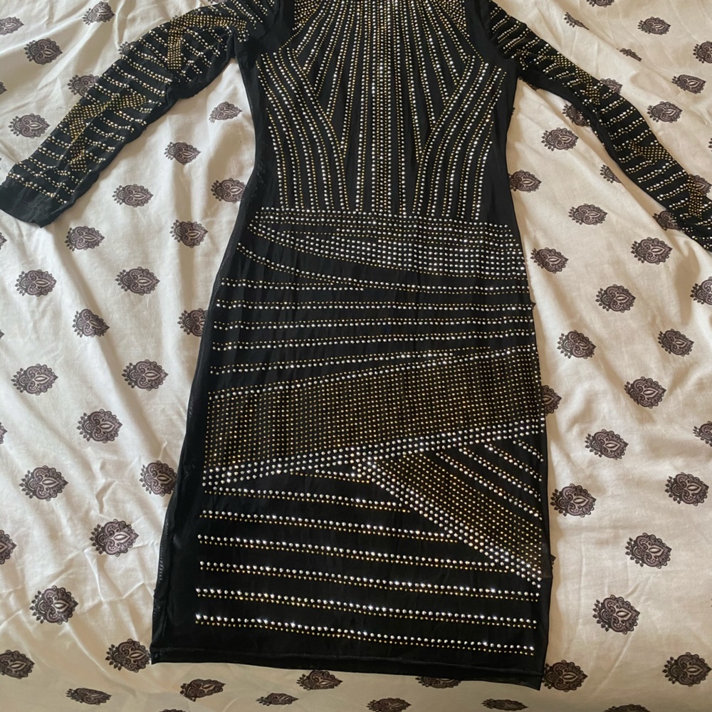 Sexy rhinestone dress